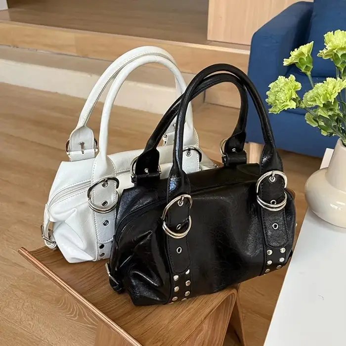 Sac à bandoulière en cuir PU pour femmes