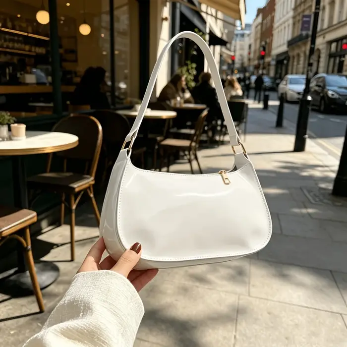 Sac à bandoulière géométrique