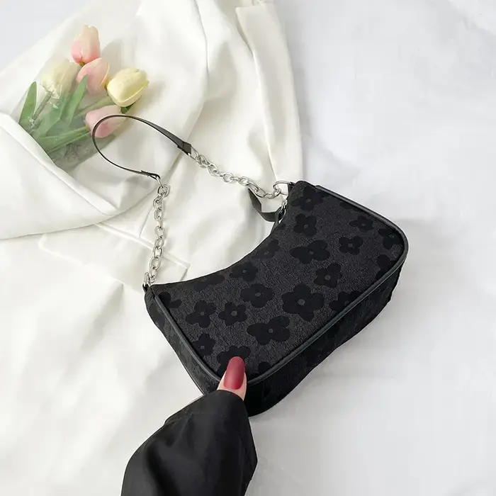 2025 nouvelle mode feutre sacs à bandoulière pour femmes petit sac sous les bras décontracté femme