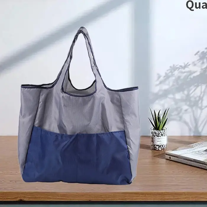 Grand Sac à Provisions Pliable Réutilisable pour Femme