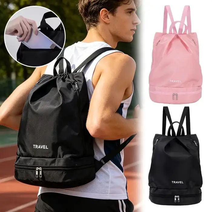 Sac de natation à séparation sec-humide