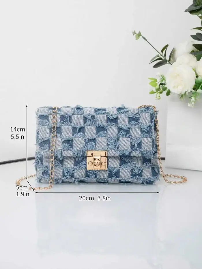 Femmes Denim sac à bandoulière décontracté polyvalent