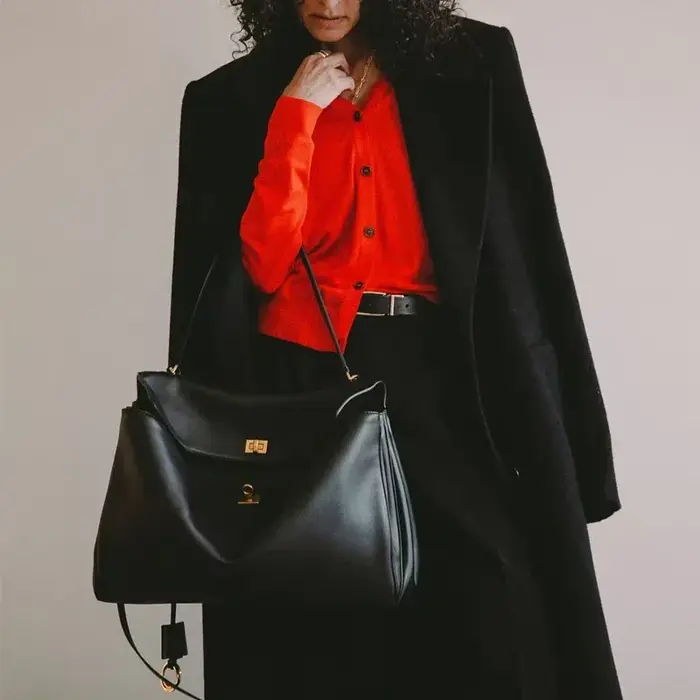 Nouveau sac Rodeobag en cuir grande capacité pour femme avec serrure avancée, sac sous le bras tenda