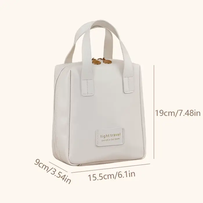 Sac à cosmétiques Portable de grande capacité, sac de rangement de maquillage étanche, sac de rangement de cosmétiques tendance de haute valeur esthétique