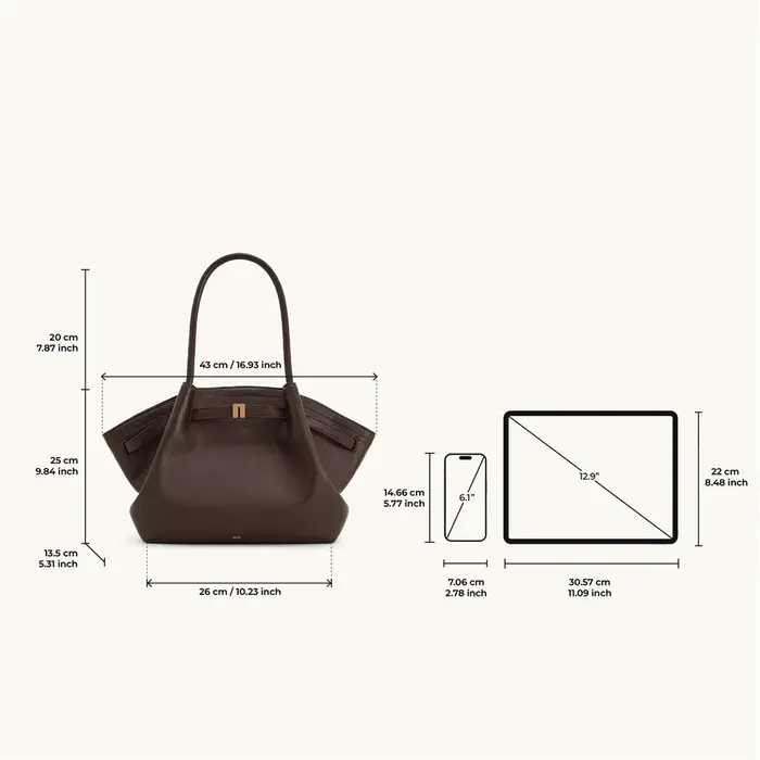 Sac à bandoulière vintage brun foncé JW PEI, sac fourre-tout en cuir vegan pour femmes, sac à main d