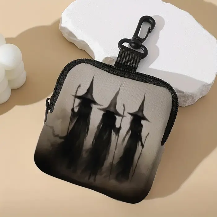 Nouveau Mini porte-monnaie chat imprimé léger écouteur sac Portable en cuir artificiel fermeture éclair sac de rangement amis cadeau