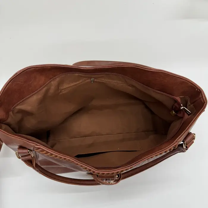 Sac de trajet Vintage en cuir Pu pour femmes