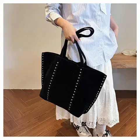 Sac fourre-tout de luxe pour femmes, avec Style Vintage Simple et décontracté et détails inspirés de