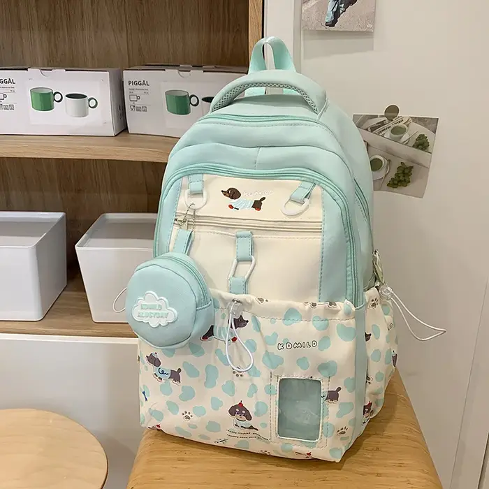 Sac à dos tendance style universitaire pour adolescentes