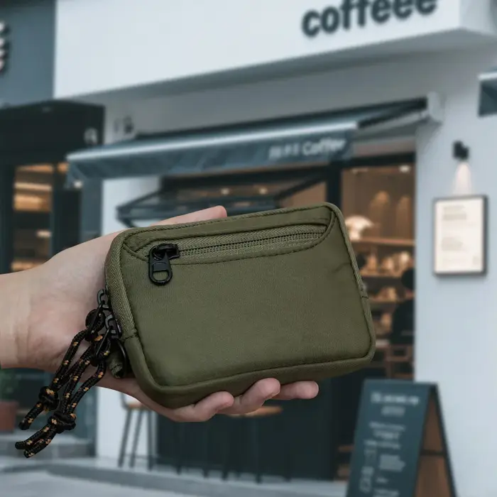 Mini portefeuille porte-monnaie – Porte-cartes de grande capacité