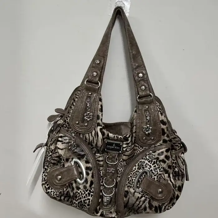Sac à main polyvalent pour femme, sac à bandoulière léopard, sac à poignée supérieure, sacoche tenda