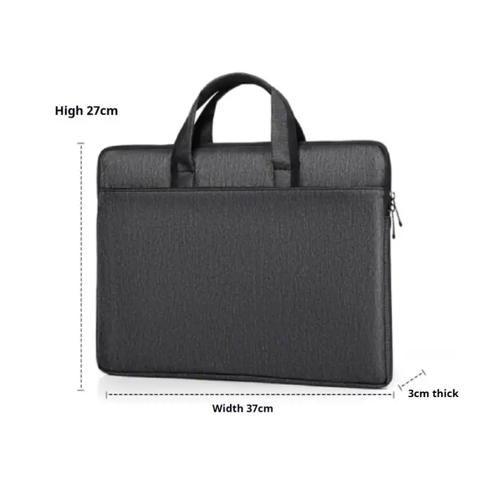 Sac fourre-tout élégant pour ordinateur portable, mallette d'affaires de grande capacité, design simple – Parfait pour l'école, le bureau et les déplacements quotidiens.
