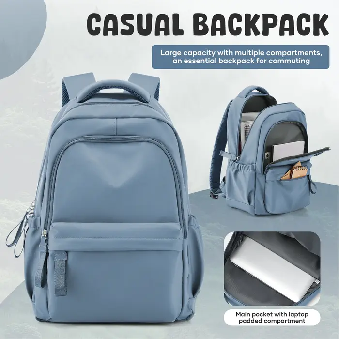 Sac à dos scolaire, sac à dos décontracté et tendance