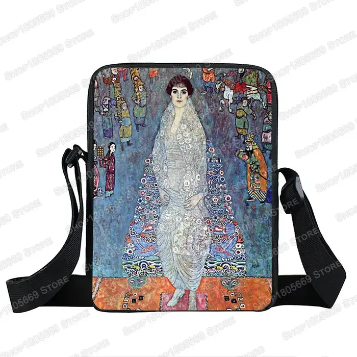 Peinture à l'huile larme/bande femmes sac à main Gustav Klimt dames Canves sac à bandoulière fille sac