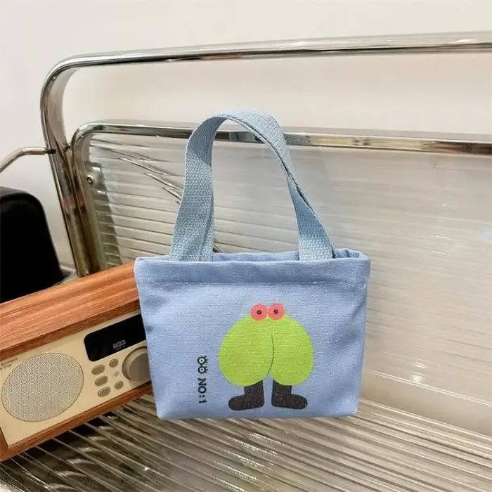 Sac à main en toile mini style coréen pour femmes