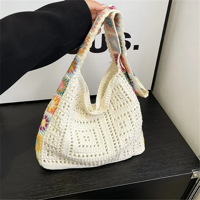 Sac à main Boho en Crochet pour femmes