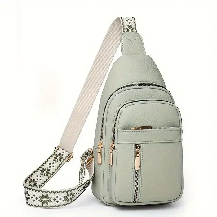 Sac à Bandoulière Rétro Chic en Cuir PU Souple