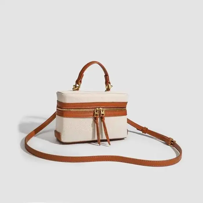 Boîte de mode femmes sacs à main concepteur toile épaisse épaule
