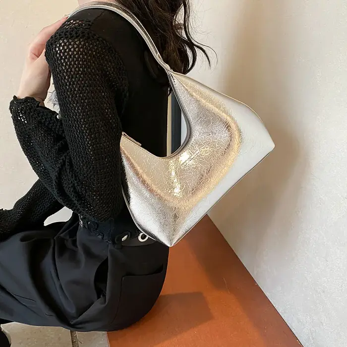 Sac luxe sac à mains femme MOODS-Sac à main en cuir verni pour femme