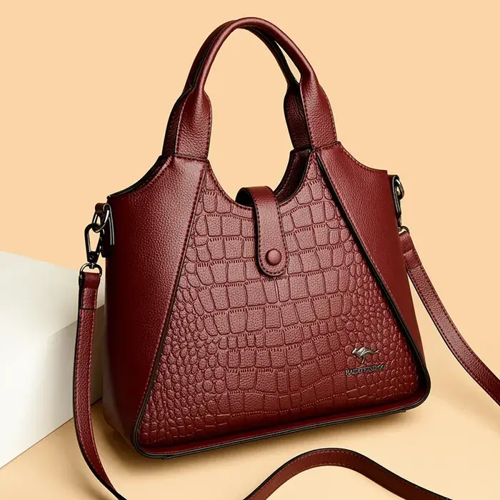 Sac à main en cuir souple pour femme