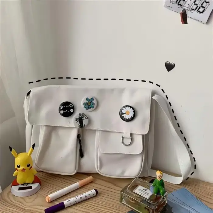 Sac à bandoulière en toile pour femmes