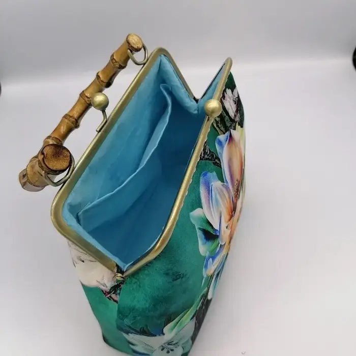 Bois main serrure coquille sacs Vintage sac de créateur femmes épaule sac à bandoulière chaîne fourre-tout