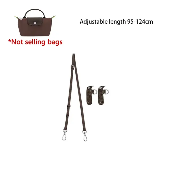 Mini sacs à bandoulière en cuir adaptés aux mini pochettes Longchamp, accessoires de sac à bandouliè