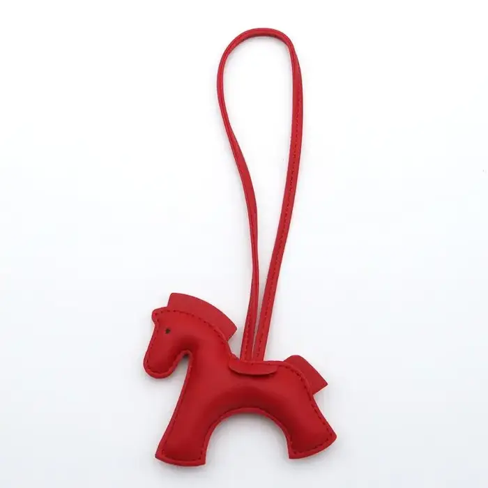 Mini pendentif poney en cuir PU pour femmes, haut de gamme, assorti avec tout, accessoires de sac po
