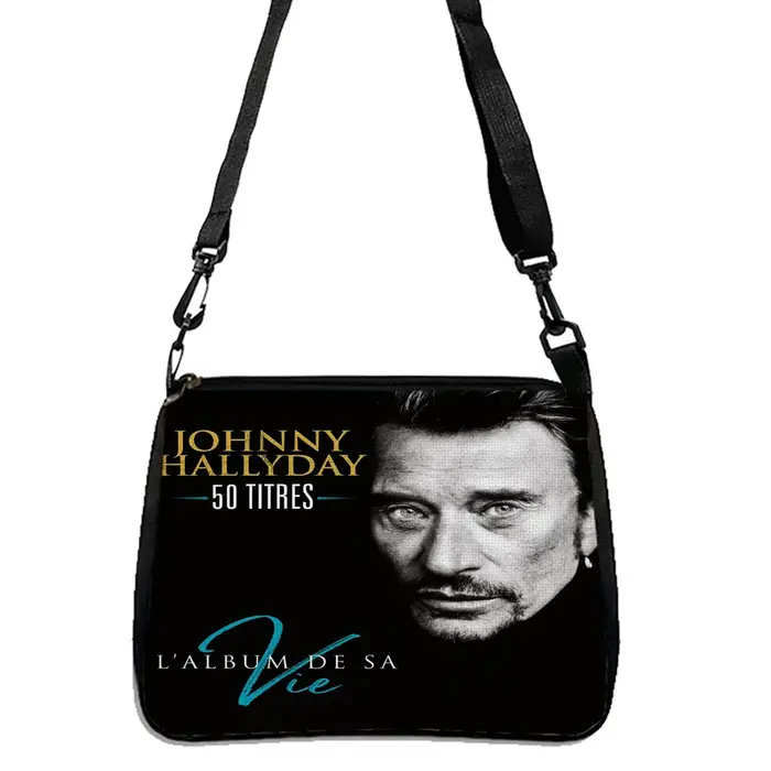 Johnny Hallyday Sac à bandoulière