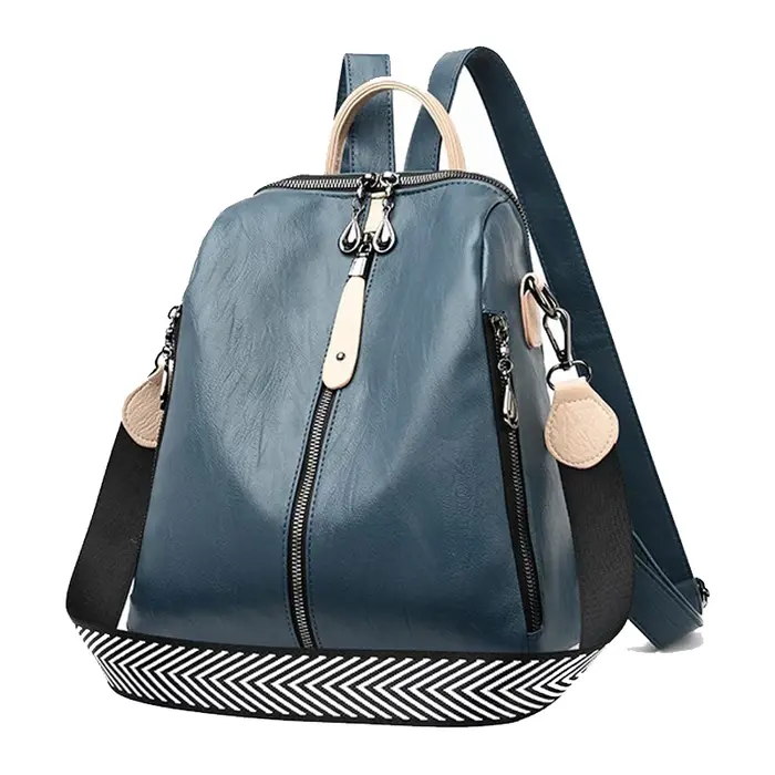 Sac à dos de luxe en cuir souple pour femmes
