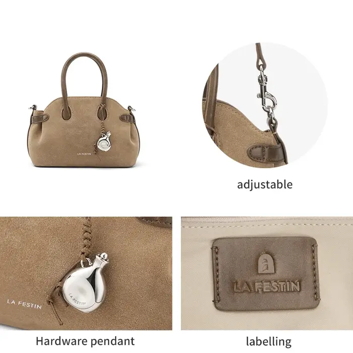 LA FESTIN marque originale sac pour femme 2025 nouveau sac en daim sac à main de luxe design sac Bos