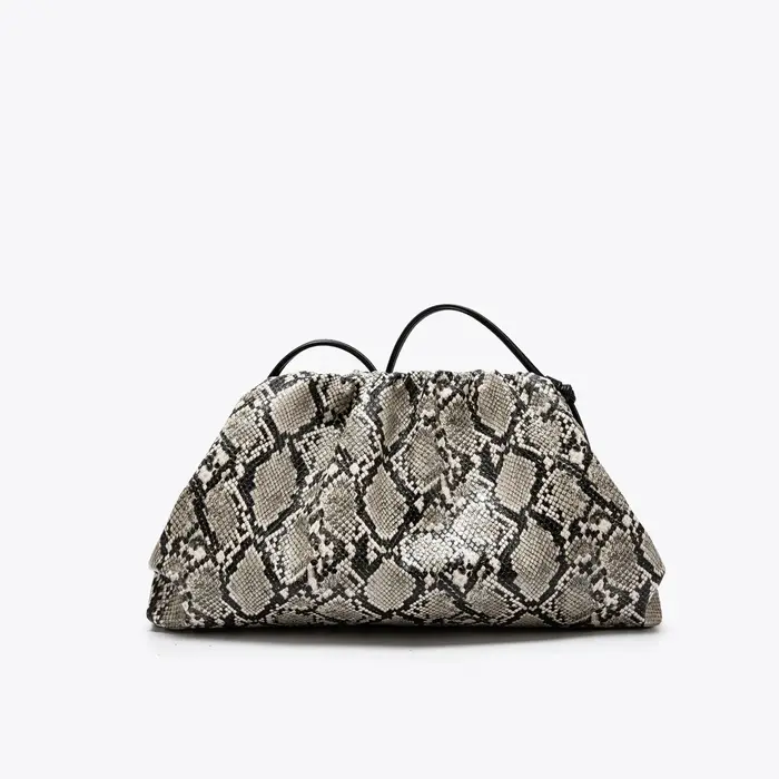 Sacs à main en forme de serpent plissé pour femmes Pochette Sac