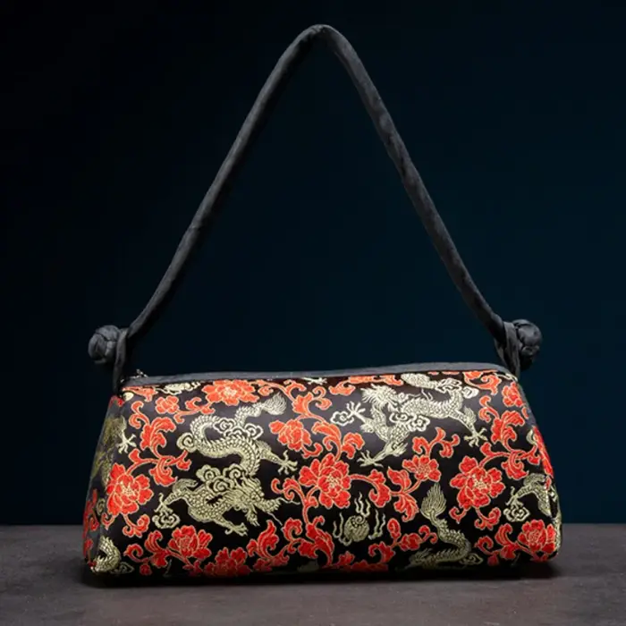 Sac à bandoulière de mode femmes sac à main de luxe sac en soie brodé femme sac à main petit mignon 