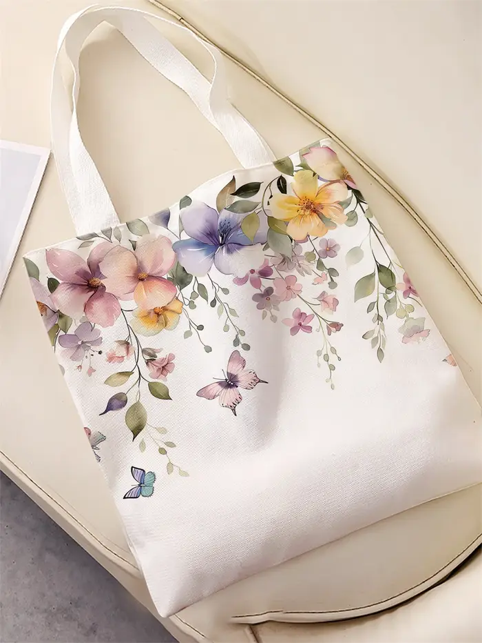 Sac à main décontracté imprimé à motif de fleurs