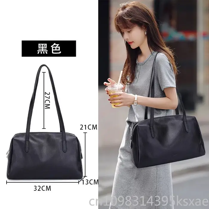 Sac fourre-tout en cuir souple tanné végétal pour femme