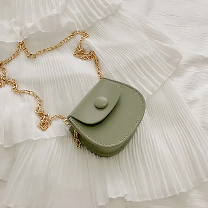 Mode chaînes sac à bandoulière femmes Mini sacs à main enfants porte-monnaie en cuir PU enfants sac 