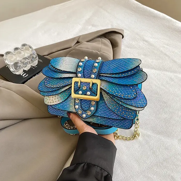 Sac à bandoulière en cuir Pu pour femmes