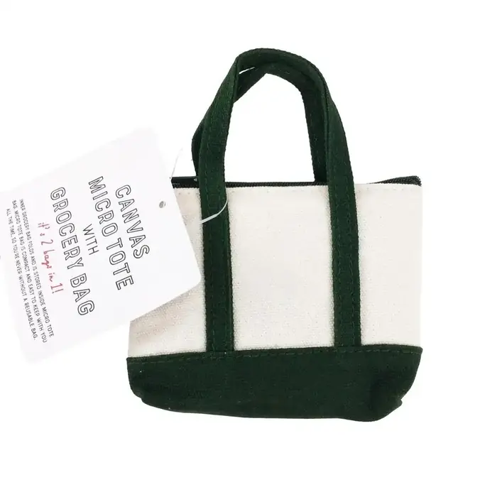 Mini fourre-tout en toile mignon, fourre-tout à compartiment en toile de noël, sac d'épicerie réutil