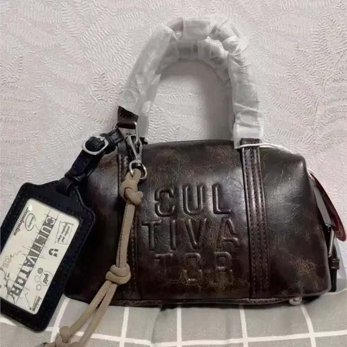JIAERDI Style Vintage fente pour carte Boston sac à main femmes à la mode multifonctionnel sac à bandoulière dames en