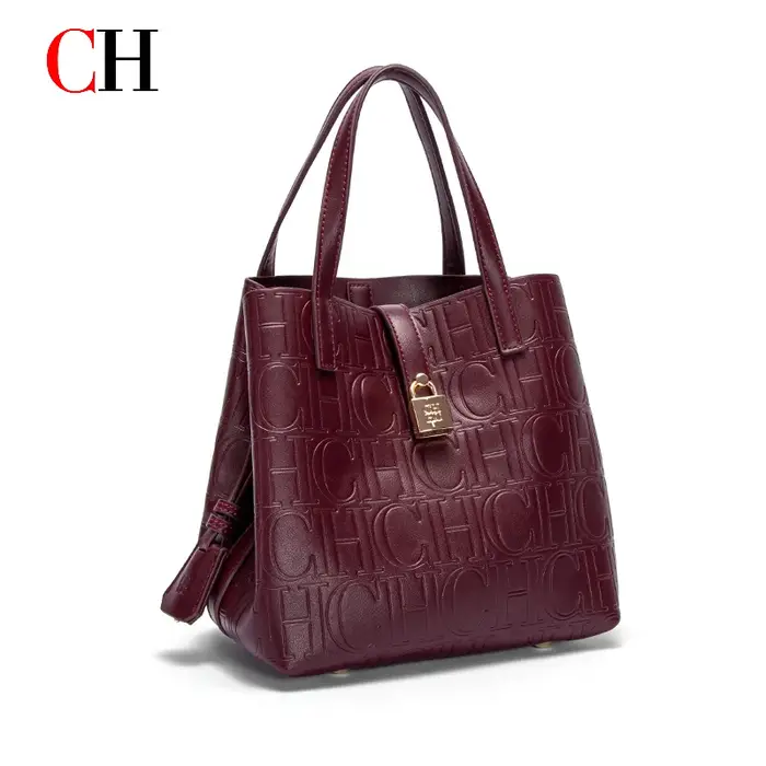 Sac seau CH pour femme avec fermoir métallique décoratif