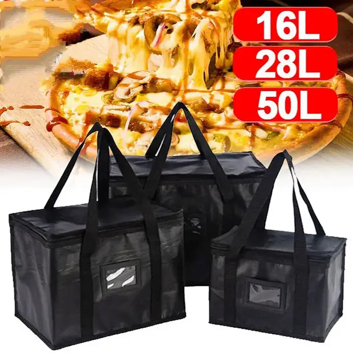 Sac isotherme thermique isolé 16-70L - Fourre-tout portable de grande capacité avec fermeture à glissière pour les pique-niques