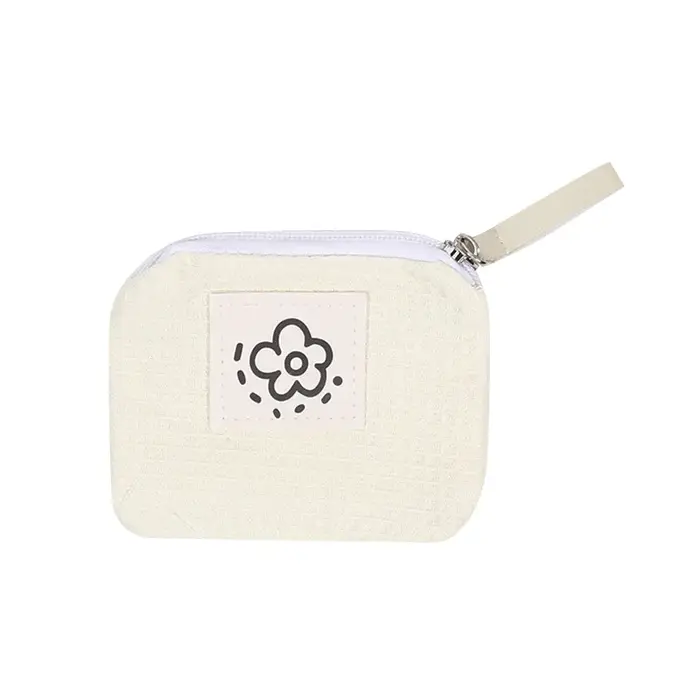 Petit sac de maquillage vert Matcha pour femmes