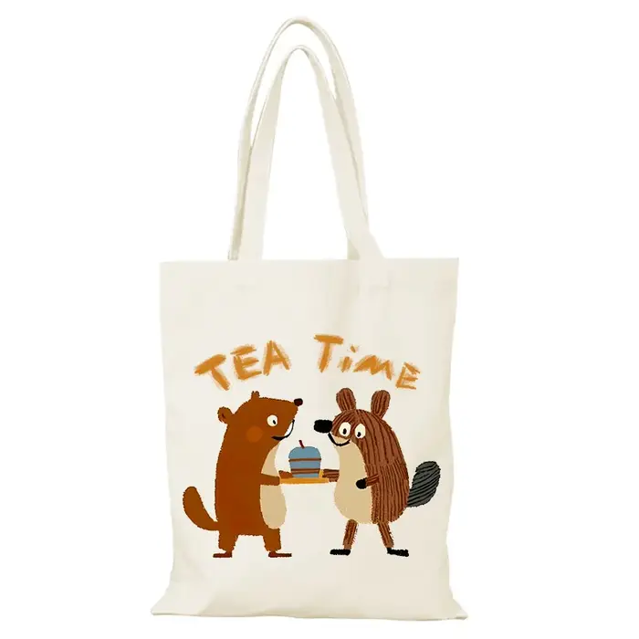 Sac de plage loisirs sac à bandoulière pour femme sacs à main mignons sacs en tissu fourre-tout Eco 