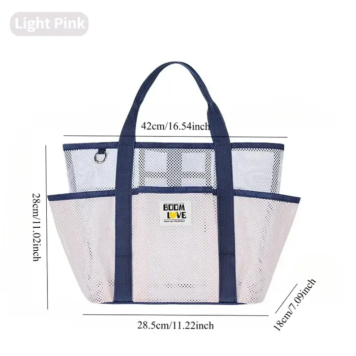 Grand sac de plage en maille