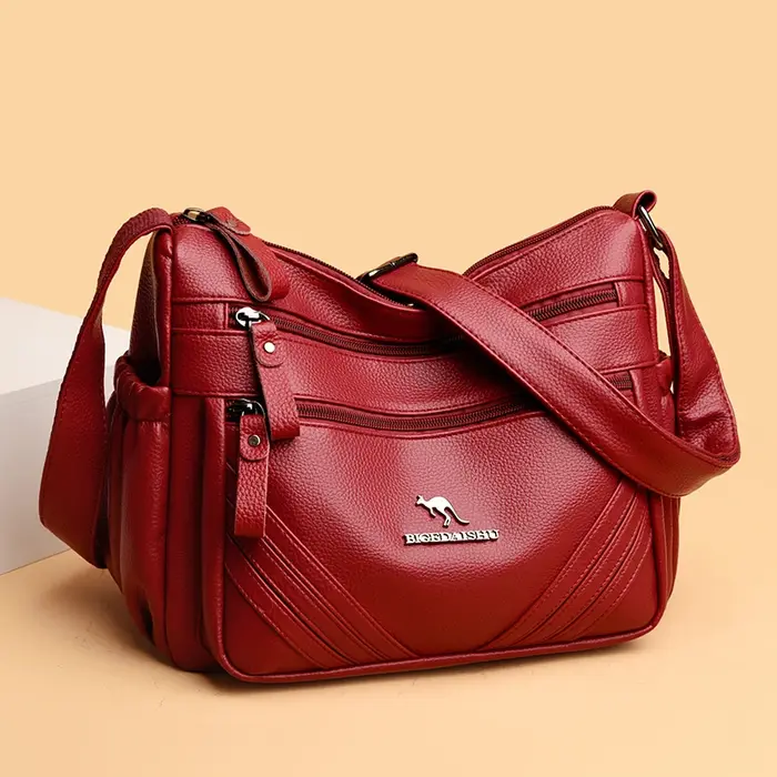 Sac à bandoulière tendance en cuir pour femmes