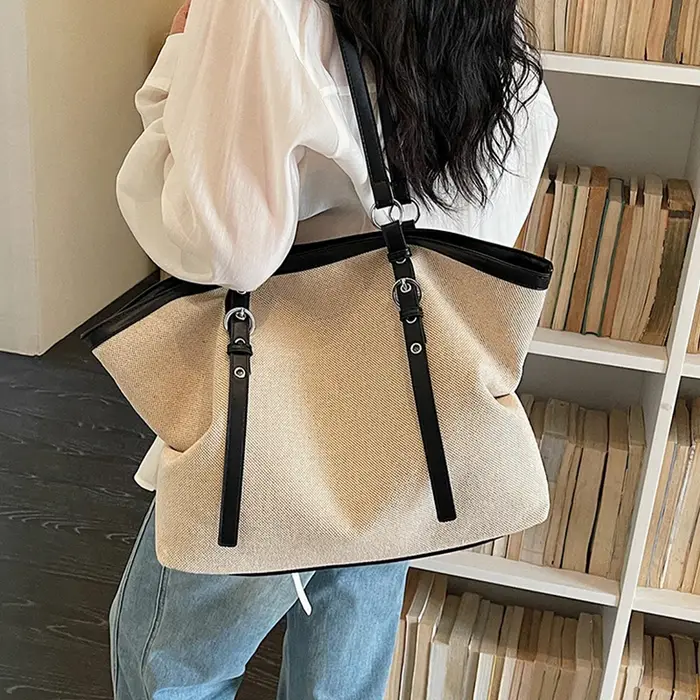 Sac fourre-tout vintage rétro grande capacité