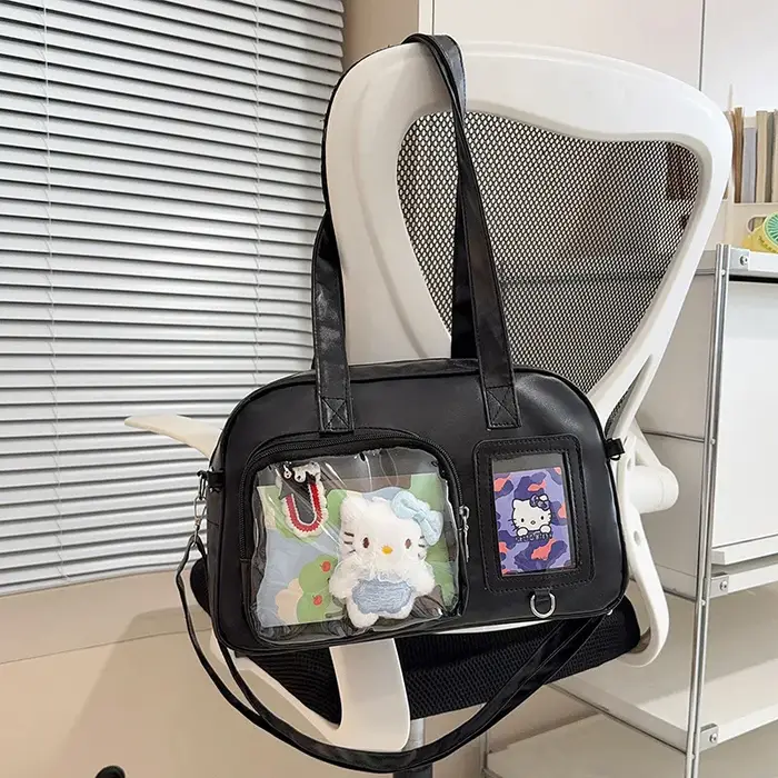 Sac tendance grande capacité double usage pour femme, sac bandoulière quotidien pour étudiante, sac 