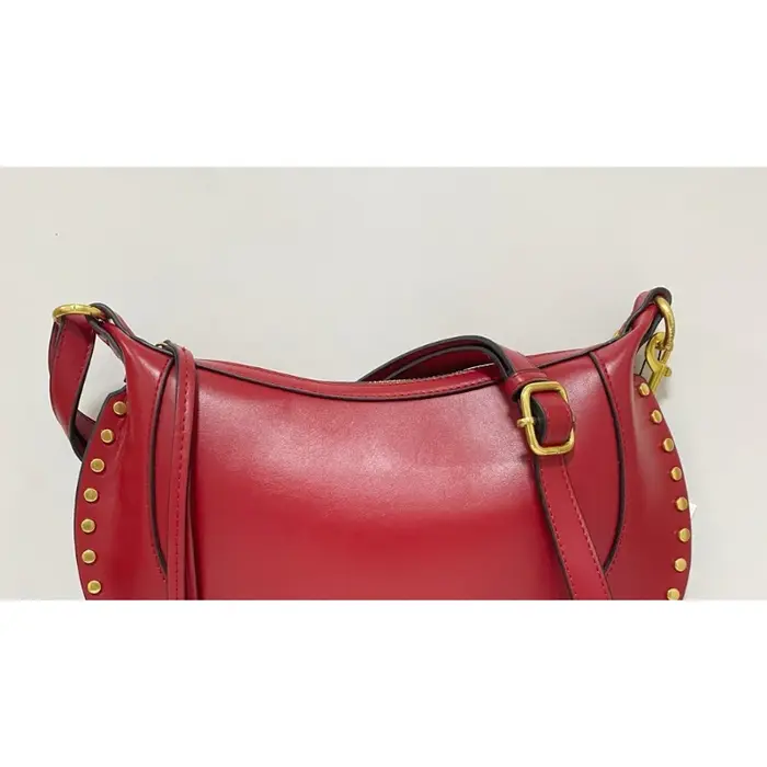 Nouveau Sac à Bandoulière Femme Tendance 2026 en Cuir PU Noir, Sac Croisé de Luxe avec Rivets, Modèl