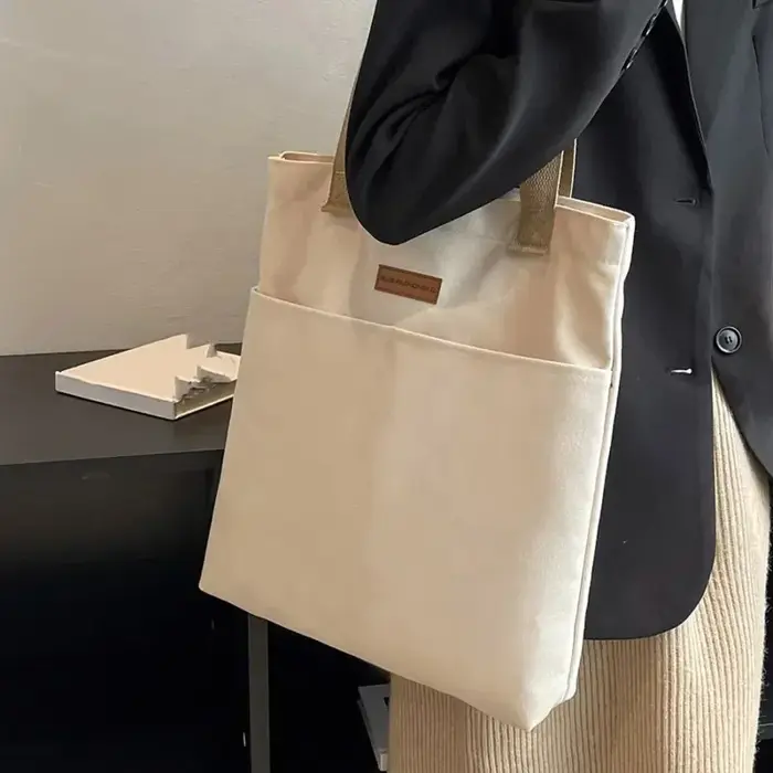 Sac fourre-tout en toile pour femmes