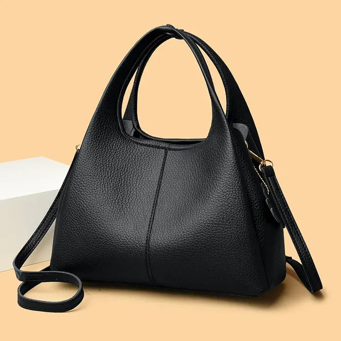 Sac à main en cuir vintage pour femme